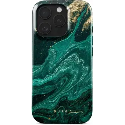 Burga Tough Back Cover Hülle für Apple iPhone 16 Pro - Emerald Pool