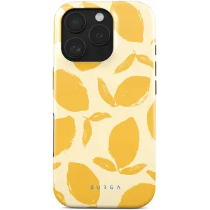 Burga Tough Back Cover Hülle für Apple iPhone 16 Pro - Lemon Tart