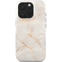 Burga Tough Back Cover Hülle für Apple iPhone 16 Pro - Vanilla Sand