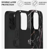 Burga Tough Back Cover Hülle für Apple iPhone 16 Pro - Rose Gold Marble 1