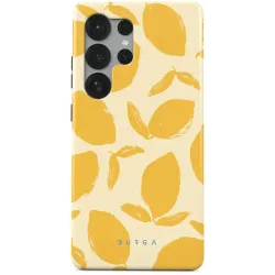 Burga Tough Back Cover Hülle für Samsung Galaxy S25 Ultra - Lemon Tart