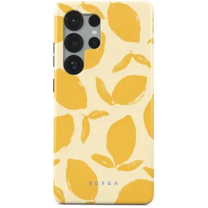 Burga Tough Back Cover Hülle für Samsung Galaxy S25 Ultra - Lemon Tart