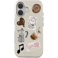 Burga Tough Back Cover Hülle für Apple iPhone 16 - Oat Milk Please