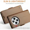 CASEME Litchi Texture Book Wallet Klapphülle für Xiaomi Redmi 14C / Xiaomi Poco C75 - Braun 10