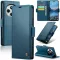CASEME Litchi Texture Book Wallet Klapphülle für Xiaomi Redmi 14C / Xiaomi Poco C75 - Blau