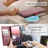 CASEME Litchi Texture Book Wallet Klapphülle für Google Pixel 9a - Rot 7