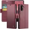 CASEME Litchi Texture Book Wallet Klapphülle für Samsung Galaxy A36 - Rot