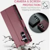 CASEME Litchi Texture Book Wallet Klapphülle für Samsung Galaxy S25 Plus - Rot 2