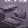 CASEME Litchi Texture Book Wallet Klapphülle für Oppo Reno13 Pro - Lila 8