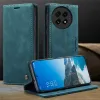 CASEME Retro Texture Book Wallet Klapphülle für OnePlus 13 - Blau 11