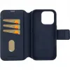 Decoded Echtleder 2-in-1 Book Wallet Klapphülle für Apple iPhone 16 Pro - Navy 5