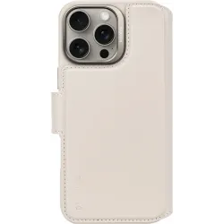 Decoded Echtleder 2-in-1 Book Wallet Klapphülle für Apple iPhone 16 Pro Max - Clay