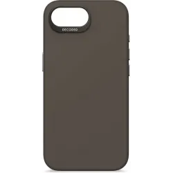 Decoded Silikon Back Cover Hülle mit MagSafe für Apple iPhone 17e/16e - Schwarz