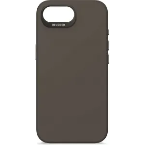 Decoded Silikon Back Cover Hülle mit MagSafe für Apple iPhone 17e/16e - Schwarz