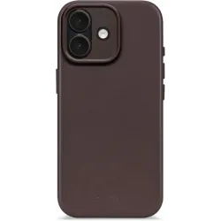 Decoded Echtleder Back Cover Hülle für Apple iPhone 17 - Chocolate Brown