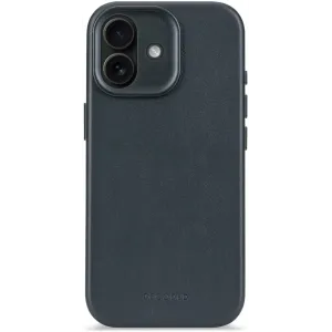 Decoded Echtleder Back Cover Hülle für Apple iPhone 17 - Navy Shadow