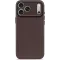 Decoded Echtleder Back Cover Hülle für Apple iPhone 17 Pro - Chocolate Brown
