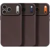 Decoded Echtleder Back Cover Hülle für Apple iPhone 17 Pro - Chocolate Brown 2