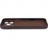 Decoded Echtleder Back Cover Hülle für Apple iPhone 17 Pro - Chocolate Brown 7
