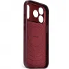 Decoded Echtleder Back Cover Hülle für Apple iPhone 17 Pro Max - Dark Ruby 3