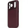 Decoded Echtleder Back Cover Hülle für Apple iPhone 17 Pro Max - Dark Ruby 7