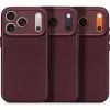 Decoded Echtleder Back Cover Hülle für Apple iPhone 17 Pro Max - Dark Ruby 8