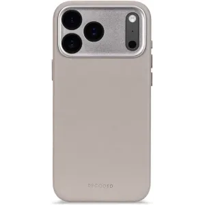 Decoded Echtleder Back Cover Hülle für Apple iPhone 17 Pro Max - Solid Clay