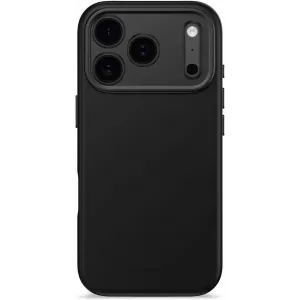 Decoded Silikon Back Cover Hülle mit MagSafe für Apple iPhone 17 Pro - Phantom Schwarz