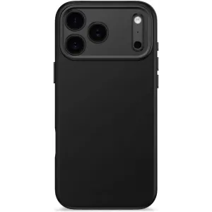 Decoded Silikon Back Cover Hülle mit MagSafe für Apple iPhone 17 Pro Max - Phantom Schwarz