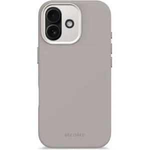 Decoded Silikon Back Cover Hülle mit MagSafe für Apple iPhone 17 - Soft Taupe