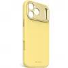 Decoded Silikon Back Cover Hülle mit MagSafe für Apple iPhone 17 Pro Max - Yuma Yellow 1