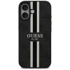 Guess 4G Printed Stripes Hard Case Back Cover Hülle mit MagSafe für Apple iPhone 17 - Schwarz 2