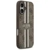 Guess 4G Printed Stripes Hard Case Back Cover Hülle mit MagSafe für Apple iPhone 17 - Braun 2