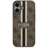 Guess 4G Printed Stripes Hard Case Back Cover Hülle mit MagSafe für Apple iPhone 17 - Braun 3