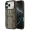 Guess 4G Printed Stripes Hard Case Back Cover Hülle mit MagSafe für Apple iPhone 17 Pro - Braun