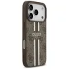 Guess 4G Printed Stripes Hard Case Back Cover Hülle mit MagSafe für Apple iPhone 17 Pro - Braun 1