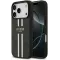 Guess 4G Printed Stripes Hard Case Back Cover Hülle mit MagSafe für Apple iPhone 17 Pro Max - Schwarz