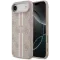 Guess 4G Printed Stripes Hard Case Back Cover Hülle mit MagSafe für Apple iPhone Air - Rosa