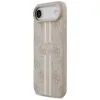 Guess 4G Printed Stripes Hard Case Back Cover Hülle mit MagSafe für Apple iPhone Air - Rosa 1