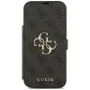 Guess 4G Big Metal Logo Book Wallet Klapphülle für Apple iPhone 17 Pro Max - Schwarz 4