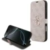 Guess 4G Big Metal Logo Book Wallet Klapphülle für Apple iPhone 17 Pro Max - Rosa 0