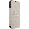 Guess 4G Big Metal Logo Book Wallet Klapphülle für Apple iPhone 17 Pro Max - Rosa 5