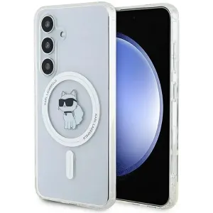 Karl Lagerfeld IML Choupette Back Cover Hülle mit MagSafe für Samsung Galaxy S24 - Transparent