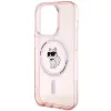 Karl Lagerfeld IML Choupette Back Cover Hülle mit MagSafe für Apple iPhone 15 Pro - Rosa 6