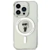 Karl Lagerfeld IML Ikonik Back Cover Hülle mit MagSafe für Apple iPhone 15 Pro - Transparent 3