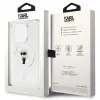 Karl Lagerfeld IML Ikonik Back Cover Hülle mit MagSafe für Apple iPhone 15 Pro - Transparent 8