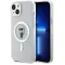 Karl Lagerfeld IML Ikonik Back Cover Hülle mit MagSafe für Apple iPhone 15 Plus/14 Plus - Transparent