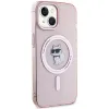 Karl Lagerfeld IML Choupette Back Cover Hülle mit MagSafe für Apple iPhone 15 - Rosa 4