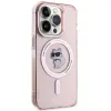Karl Lagerfeld IML Choupette Back Cover Hülle mit MagSafe für Apple iPhone 15 Pro Max - Rosa 4