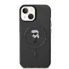 Karl Lagerfeld IML Ikonik Back Cover Hülle mit MagSafe für Apple iPhone 15 - Schwarz 3